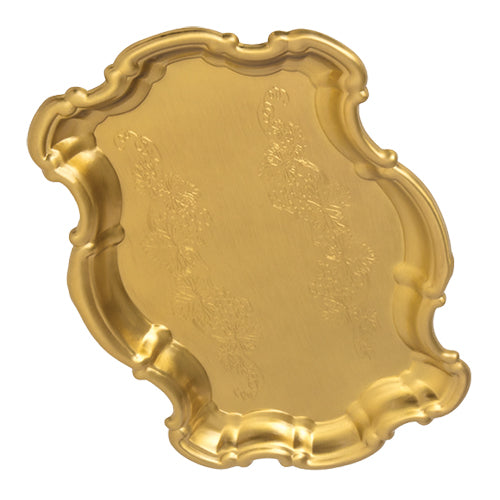 Chrome Tray Brass
Engraved w/grape and lea (Style 511B)