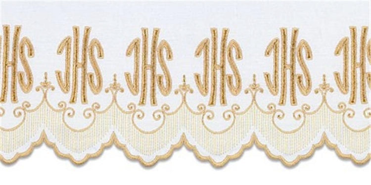 Beau Veste Pure Linen - White Embroidery (Style 1810)