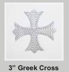 Beau Veste 3" Greek Cross (Style Cross-3)