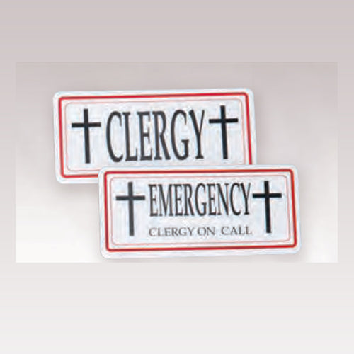 Clergy/Emergency Sign - Dozen (Style K3301)