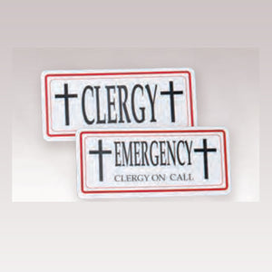 Clergy/Emergency Sign - Dozen (Style K3301)