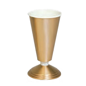 Vase with Aluminum Liner 12˝ H., 6˝ base (Style K474C)