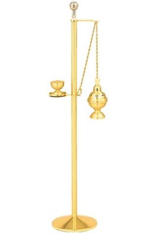 Censer Stand with Holy Water Sprinkler (Style K180)
