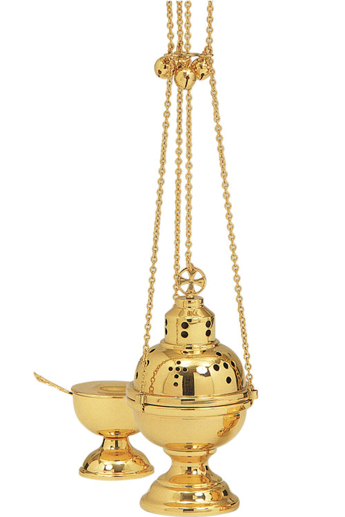Eastern Rite Censer and Boat (Style K501)