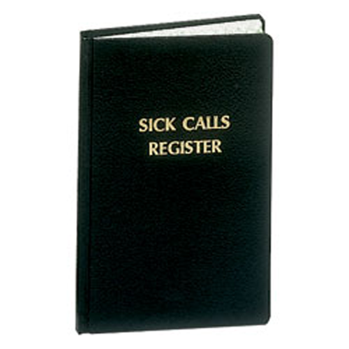 Sick Calls Register by F.J. Remey (Style: 187)