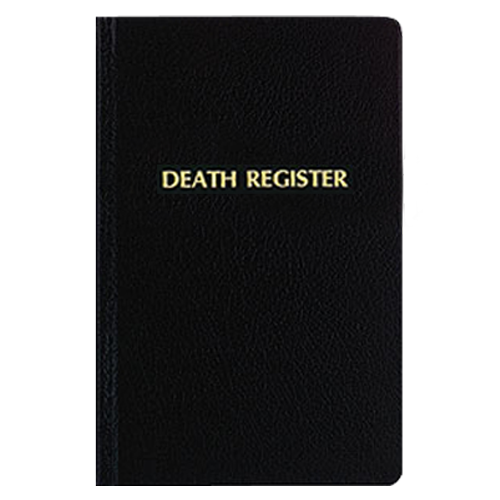 Death Register by F.J. Remey (Style: 192)