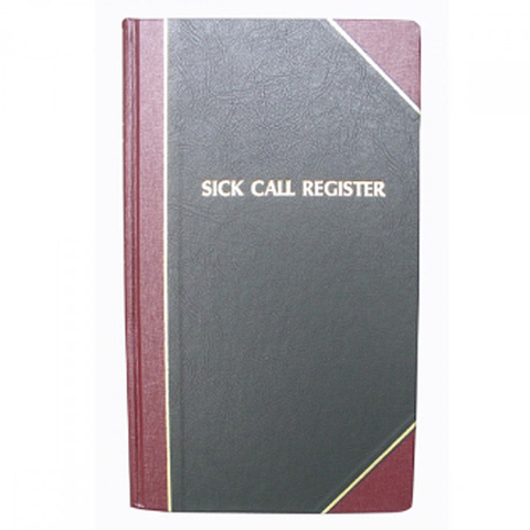 Sick Calls Register by F.J. Remey (Style: 188)