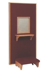 Confessional Screen with Kneeler (Style: 177)