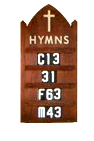 Hymn Board (Style 4290T)