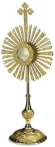 Budded Cross Monstrance with Removable Luna (Series TS433)