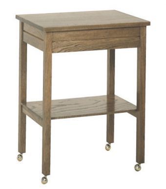 Wooden Credence Table, 30" Height (Style 340A)