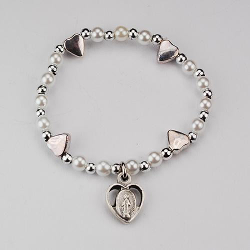 Baby Heart Stretch Bracelet (Style: BR319D)