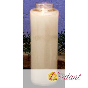 7 Day Sanctuary Candle: Bottleneck Glass 51% Beeswax