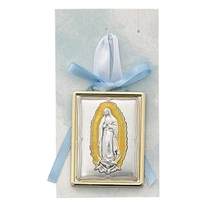 Blue Guadalupe Crib Medal (Style: PW24)