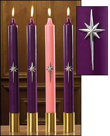Advent Candle Set: Bright Morning Star (Style: TS693)