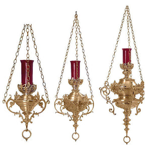 Hanging Sanctuary Lamp (Bronze Finish) (Series 389-50)