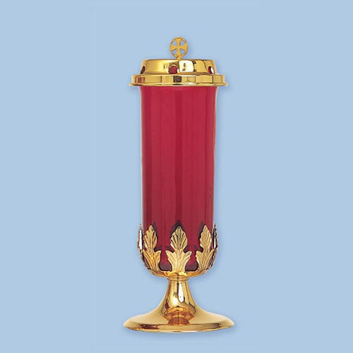 7-Day Votive Stand Base with Bright Gold Plate (Style K328)