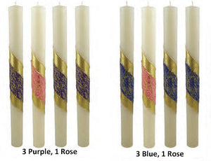 Advent Candle : Advent Sets 1-1/2 x 17