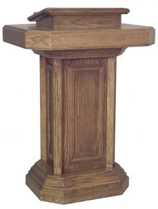 Wooden Pedestal Pulpit (Style 355)