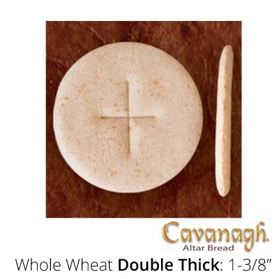 Whole Wheat Altar Bread: 1-3/8" Dia. (Double Thick)