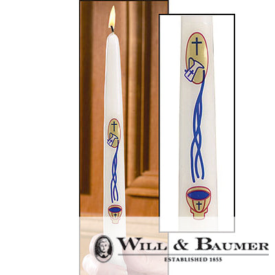 Baptismal Candle: "My Baptism Taper" (Case of 24)
