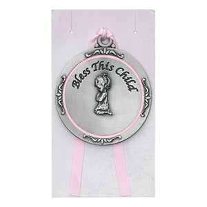 Girl Crib Medal Carded (Style: PW12-P)