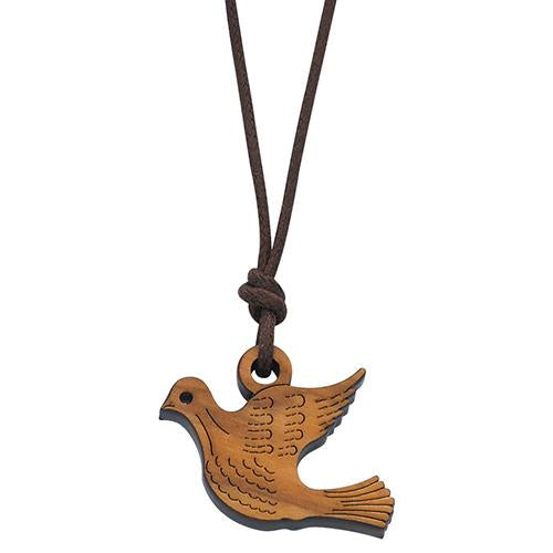 Olive Wood Engraved Dove (Style: 760-121)