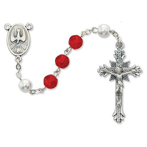 Red Holy Spirit Rosary (Style: P193R)