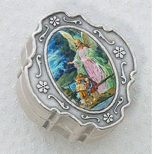 Silver Box Only With Guard Angel (Style: 760-100)