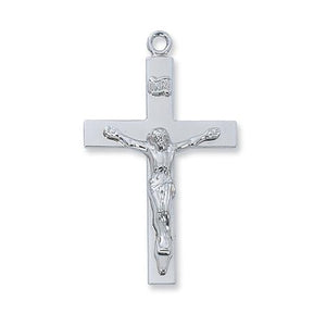 Sterling Silver Celtic Crucifix 24" Chain (Style: L9030)