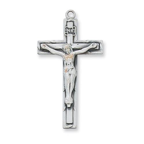 Sterling Silver Crucifix/Boxed (Style: L8017X/T)