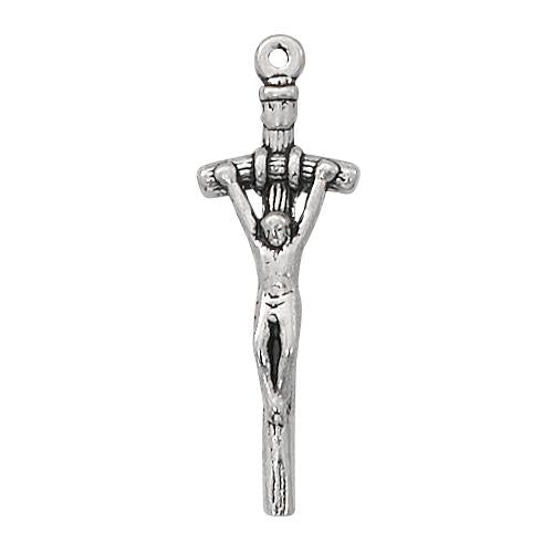 Sterling Silver Crucifix W/18" Chain and Box (Style: L9037)