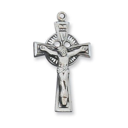 Sterling Silver St. Benedict 24" Chain and Box (Style: L9078)