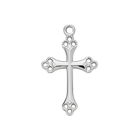 Sterling Cross No Chain (Style: L9148X/T)