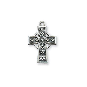 Sterling Silver Celtic Cross Silver No Chain (Style: L9045/T)