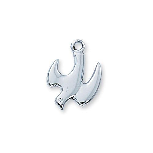 Sterling Silver Holy Spirit 18Silver Chain and Box (Style: L394)