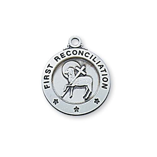 Sterling Silver Reconciliation 16" Chain and Box (Style: L700RC)