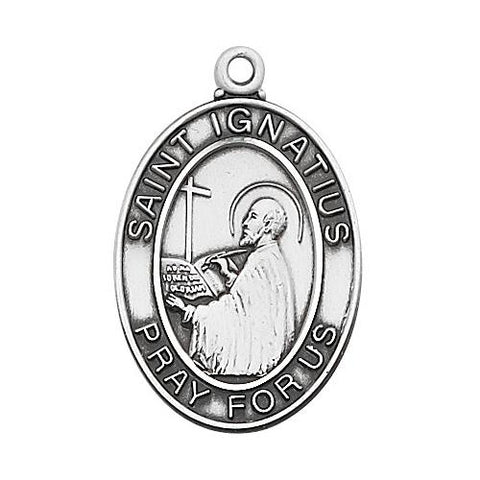 Sterling St. Ignatius Medal (Style: L684IG)